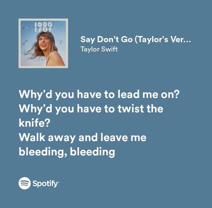 an ad for taylor swift's song, why do you have to lead me on?