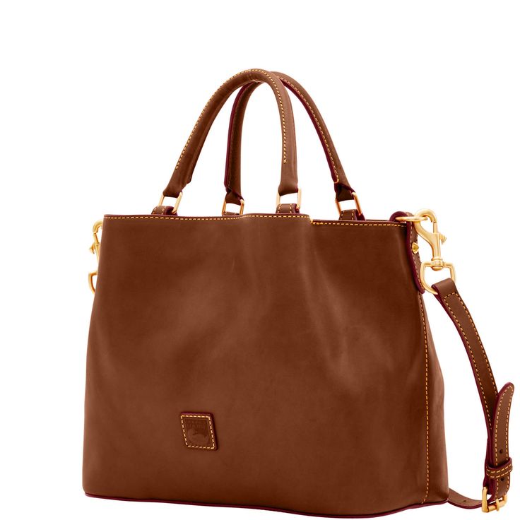 Effortlessly Chic    This structured satchel, made from Italian Vacchetta leather that grows softer with age, adds a ladylike chic look to outfits both day and night. My Style Bags, Summer Lookbook, Travel Shoes, Chic Look, Dooney And Bourke, Travel Collection, Dooney & Bourke Bags, Dooney & Bourke, Day And Night