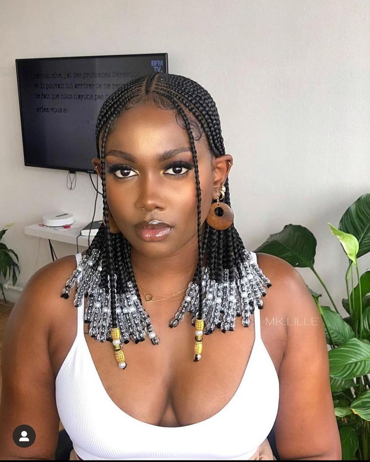 Hair Styles Braids, Short Box Braids Hairstyles, Styles Braids, Short Box Braids, Goddess Braids Hairstyles, Braided Styles, African Hair Braiding Styles, Box Braids Hairstyles For Black Women, Braids Hairstyles Pictures