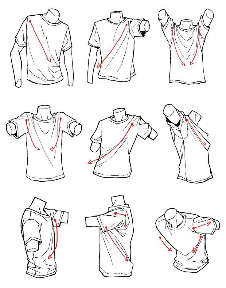 the instructions for how to wear a t - shirt