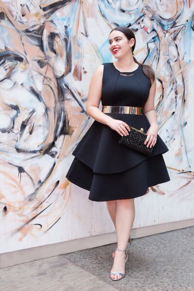 a d-d-diva is a female version of a hustla... Studio Bonded Pique Dress| Women's Plus Size Dresses | ELOQUII Simple Evening Dress, Vestido Plus Size, Black Prom Dresses, Curvy Girl Fashion, Looks Style, Plus Size Dress, Curvy Fashion, Plus Size Dresses, Plus Size Fashion