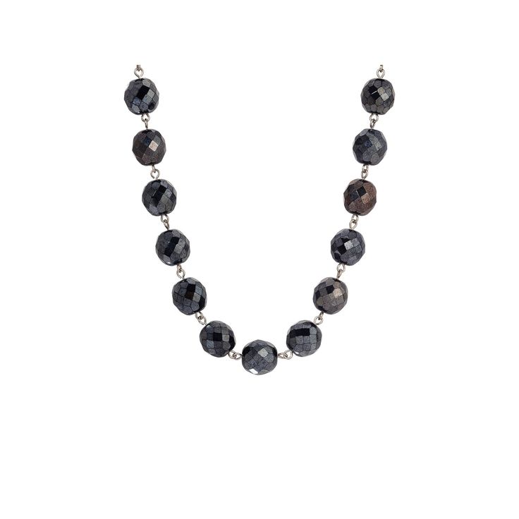 Featuring a mesmerizing array of round, fire-polished faceted beads, this 1928 necklace adds a touch of sophistication to any outfit. Featuring a mesmerizing array of round, fire-polished faceted beads, this 1928 necklace adds a touch of sophistication to any outfit. FEATURES Length: 0.45 in. Chain length: 16 in. + 2-in. extender Clasp: lobster-claw Metal: alloy Material: glass Plating: gold tone, silver tone Finish: polished Size: One Size. Color: Grey. Gender: female. Age Group: adult. Formal Faceted Briolette Necklaces, Formal Briolette Faceted Necklace, Elegant Faceted Round Bead Crystal Necklaces, Faceted Crystal Necklaces For Formal Occasions, Elegant Crystal Necklace With Faceted Beads, Formal Round Faceted Crystal Necklaces, Formal Faceted Round Crystal Necklace, Classic Faceted Round Bead Necklaces, Classic Rondelle Faceted Beads Jewelry