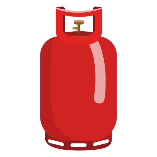 a red fire extinguisher on a white background