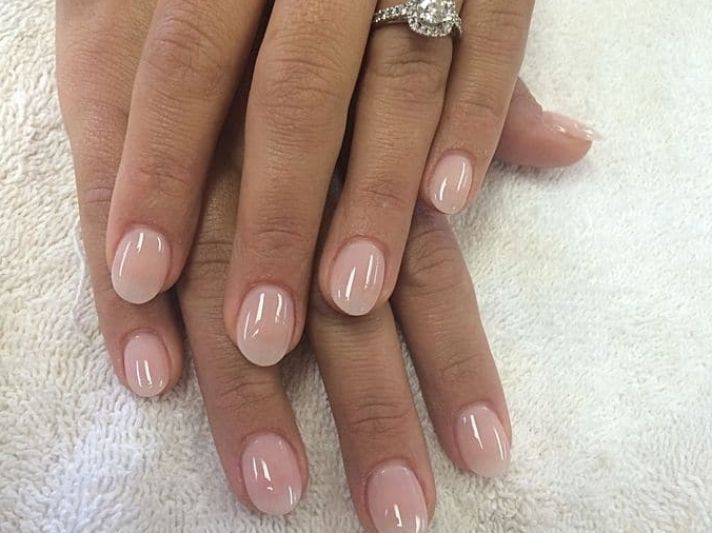 Short Rounded Acrylic Nails, Natural Looking Acrylic Nails, Round Nail Designs, Rounded Acrylic Nails, Short Round Nails, Stars Nails, Natural Acrylic Nails, Short Gel Nails, Basic Nails