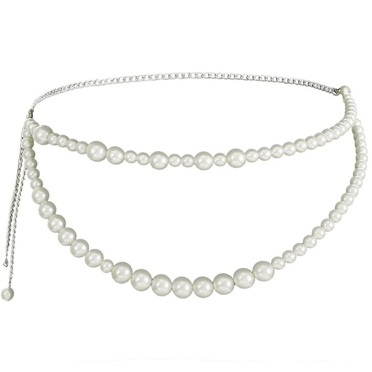 PRICES MAY VARY. Pearl waist chain is made of high quality pearl and alloy chain.Unique and exquisite design,definitely it will be the most suitable fashion item for you.Good color retention, not easy to fade. Adjustable belly chain jewelry is suitable for any women and girls,you can easily tie it around your waist. It will be a perfect body chain for you. Layered belly chain belt have delicate,gorgeous and unique design.Everybody would take more eyes on you when you wear it. Women waist chain c Pearl White Chain Pearl Necklace For Party, Elegant Beaded Waist Chain As A Gift, Pearl White Necklace With Chain For Party, Pearl White Pearl Necklace With Chain For Party, Trendy Pearl Necklace For Party, Trendy Pearl Necklace With Chain For Parties, White Pearl Necklace With Adjustable Chain For Party, White Pearl Necklace For Party, Adjustable Summer Party Body Chain