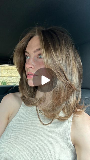 Blowout Hair With Volume, Bob Hair Blowout, 90s Layers Blowout, Blowout Mid Length Hair, Soft Blowout Hair, Long Bob Blowout, Medium Hair Blowout, Shoulder Length Hair Blowout, Blowout Hairstyles Short Hair