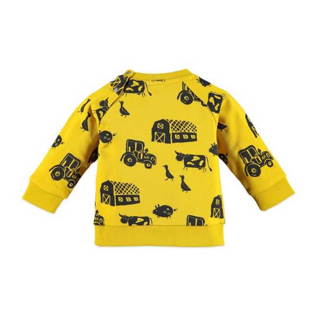 Your little boy will be warm and cute all season long with this sweatshirt from Babyface. In Babyface sweatshirts, sweaters, tees and dresses only sizes 3y and up feature snap buttons on neck or back. | Babyface | Tractor Sweatshirt, Sun (Prints, Size 12M)  |  Maisonette collects the best children’s products from around the world (unlike Zulily, Etsy, The Tot, Farfetch Kids, Childrensalon, Crate and Kids, Kohls, Wayfair, Buy Buy Baby, Nordstroms, Mini Boden, J.Crew Factory, or PotteryBarn Kids), Playful Long Sleeve Sweatshirt With Ribbed Cuffs, Playful Fleece Sweatshirt With Cartoon Print, Playful Sweatshirt With Ribbed Cuffs For Fall, Playful Long Sleeve Fleece Sweatshirt, Playful Fall Sweatshirt With Ribbed Cuffs, Playful Fleece Sweatshirt For Fall, Playful Fleece Crew Neck Sweatshirt, Fleece Long Sleeve Sweatshirt For Playtime, Playful Fleece Sweatshirt With Crew Neck