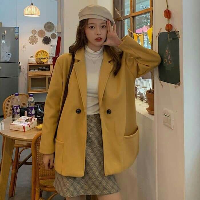 Short Coat Style, Yellow Blazer Outfit, Outfit Blazer, Yellow Blazer, Outfit Inspired, Coat Style, Blazer Outfit, Dream Outfits, Blazer Outfits