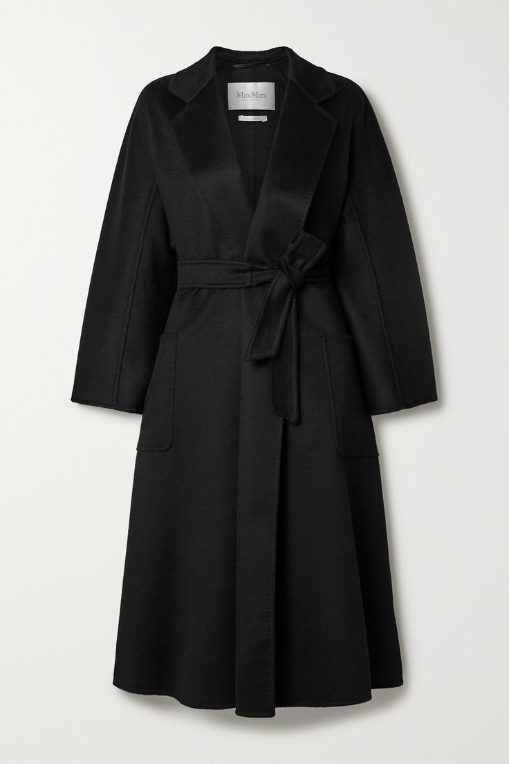 Maxmara Coat, Ultimate Capsule Wardrobe, Chunky Sweaters, Long Coat Women, Luxury Women Fashion, Coat Design, Coat Black, Fashion Line, Cashmere Coat