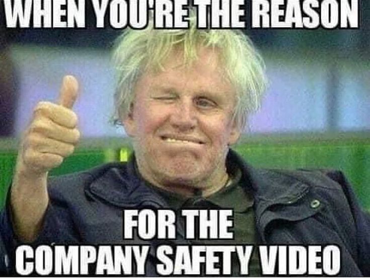 an old man giving the thumbs up for a new company policy on tv with caption that reads, when you're the reason for a new company policy