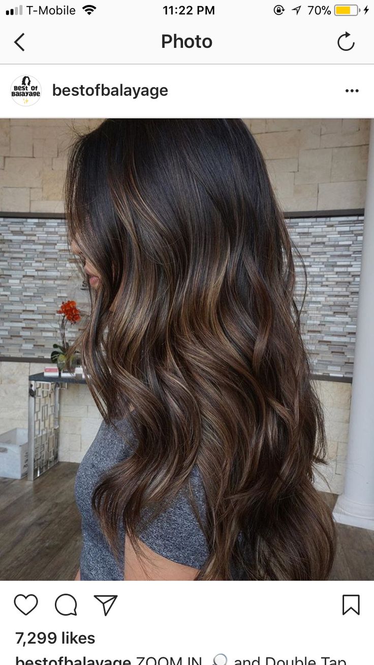 Brown Hair Balayage Chocolate, Long Chocolate Brown Hair Balayage, Long Brown Hair With Subtle Highlights, Darker Balayage Hair, Subtle Chocolate Brown Balayage, Chocolate Brown Hair Babylights, Darker Hair Balayage, Hair With Subtle Highlights, Shades Of Brown Hair Color Balayage