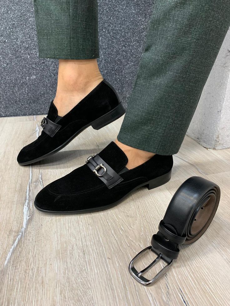 Buckled Suede Shoes Black-baagr.myshopify.com-shoes2-BOJONI Black Suede Slip-on Dress Shoes, Suede Monk Strap Shoes With Round Toe For Semi-formal, Black Suede Dress Shoes For Office, Black Buckle Closure Loafers For Business, Black Leather Monk Strap Shoes With Metal Pin Buckle, Suede Buckle Closure Slip-on Loafers, Suede Slip-on Loafers With Buckle Closure, Black Slip-on Loafers With Buckle Closure, Black Suede Loafers For Business Casual