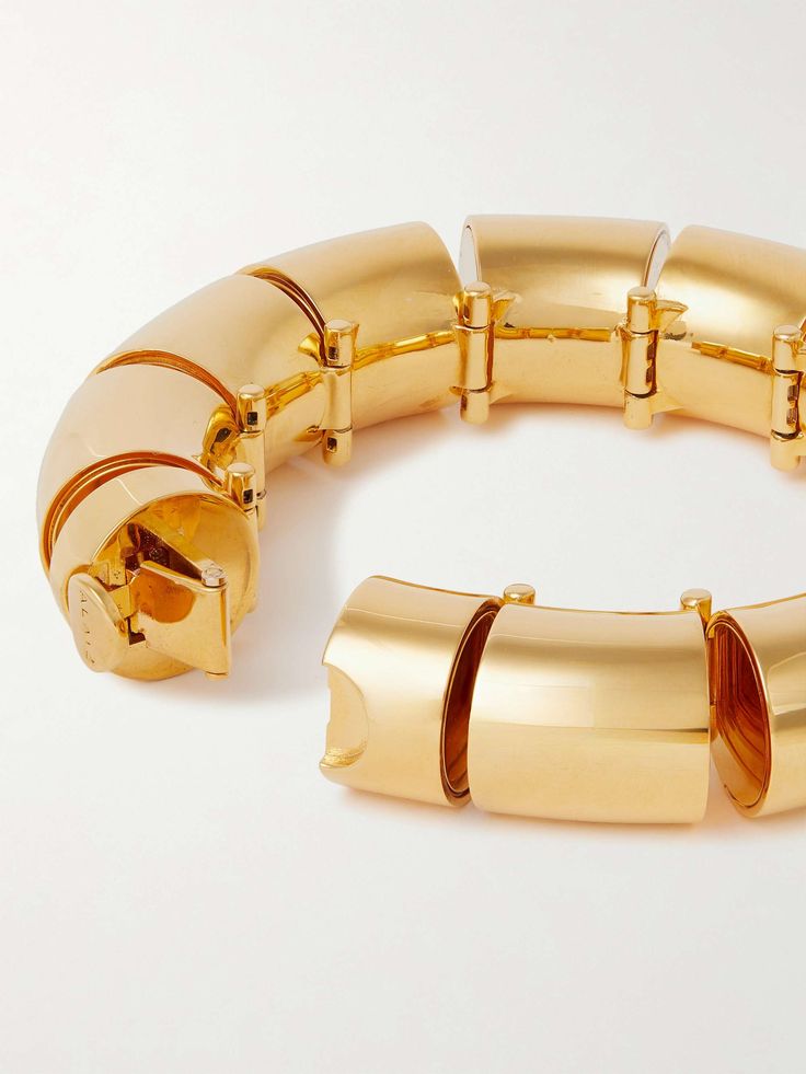 Fall 24, Gold Tone Metal, Jewellery And Watches, Hinges, Gold Bracelet, Porter, Gold Tones, Luxury Fashion, Bracelet