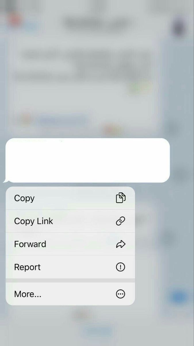 an iphone screen with the text copy link on it and two different options to use