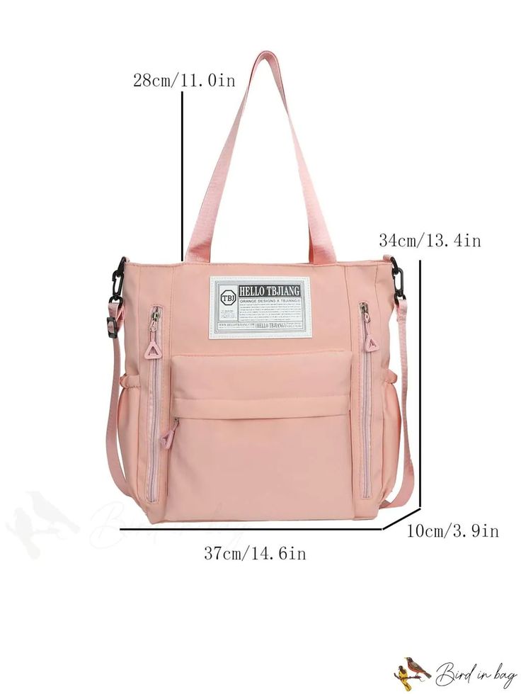 BirdinBag - Chic & Customizable Womens Crossbody Bag Large Capacity Crossbody School Bag, Multifunctional Crossbody Bags For On-the-go, Multifunctional Large Capacity Crossbody Shoulder Bag, Functional Large Capacity Crossbody Satchel, Multifunctional Large Capacity Rectangular Diaper Bag, Functional Large Capacity Backpack Style Shoulder Bag, Multifunctional Satchel With Removable Pouch, Functional Large Capacity Backpack Shoulder Bag, Large Capacity Multifunctional Bag For Everyday Use