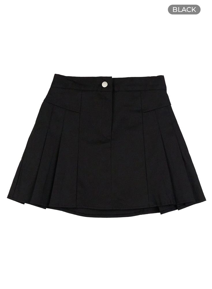 a-line-pleated-mini-skirt-og416 / Black Trendy Fitted Skirt For School, Trendy Stretch Tennis Skirt For School, Black Mini Skort For School, Fitted School Uniform Skirt, Fitted Mini Tennis Skirt For School Uniform, Black Pleated Mini Skirt For School, Trendy School Skort With Stretch, Trendy Stretch Skort For School, Trendy Short Tennis Skirt For School