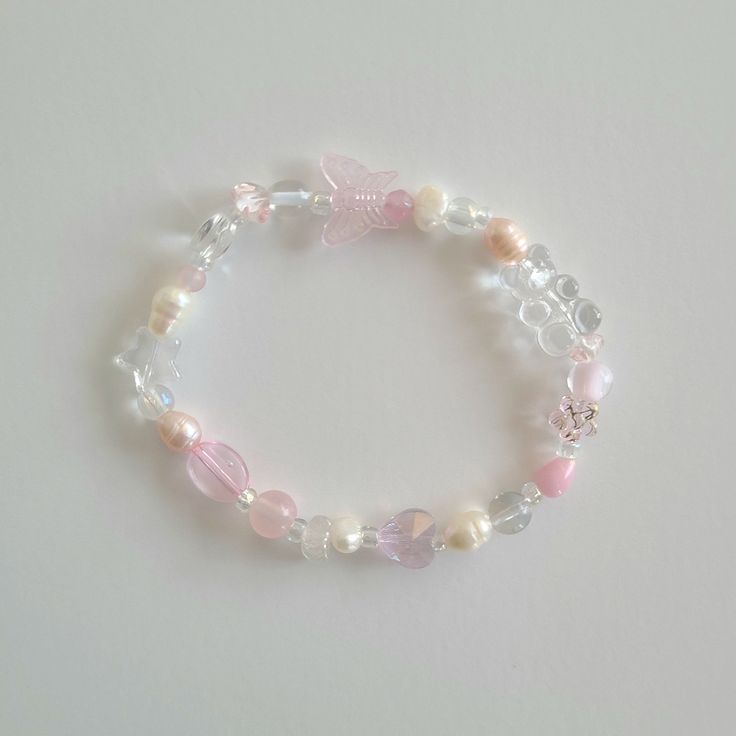 Light Pink Glass Bead And Pearl Bracelet. Made With Acrylic Beads, Seed Beads, Rose Quartz, Glass Beads, And Freshwater Pearls. Strung On Strong Stretch Cord. Brand New Condition. Length: 8.5" Ships Next Business Day Offers Are Welcome Bundle And Save Coquette Kawaii Cute Boho Bohemian Preppy Classic 90s 2000s Unisex Handmade Jewelry Beaded Accessories Bead Soup Bracelet, Pink Cute Bracelet, Light Pink Bracelet, White Pearl Stretch Bracelet With Spacer Beads, Casual White Pearl Bracelets, Handmade White Pearl Beaded Bracelets, Adjustable White Pearl Bracelet With Beaded Chain, Casual White Crystal Bracelet With Colorful Beads, Pearl White Beaded Crystal Bracelet