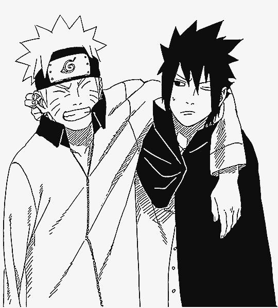 naruto and sashika coloring pages for kids free printable cartoon characters