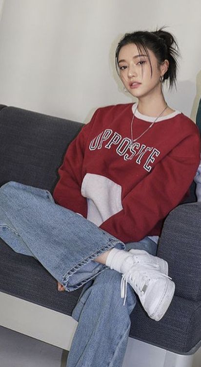 Korean Casual Outfits, Tomboy Style Outfits, Korean Girl Fashion, Mode Inspo, Tomboy Fashion, 가을 패션, Korean Outfits, Looks Style, Casual Style Outfits