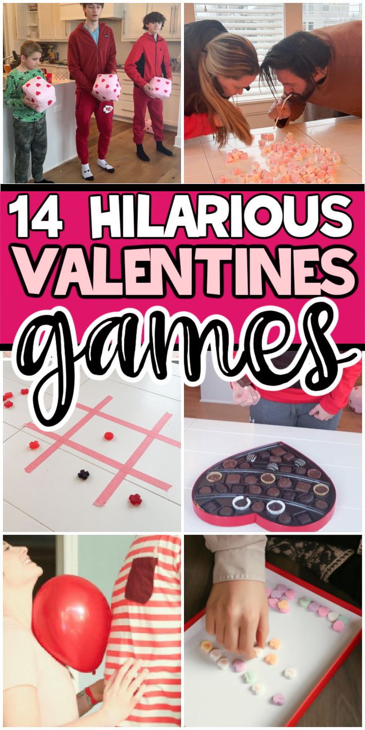 valentine's day games for kids that are fun and easy to do with the kids