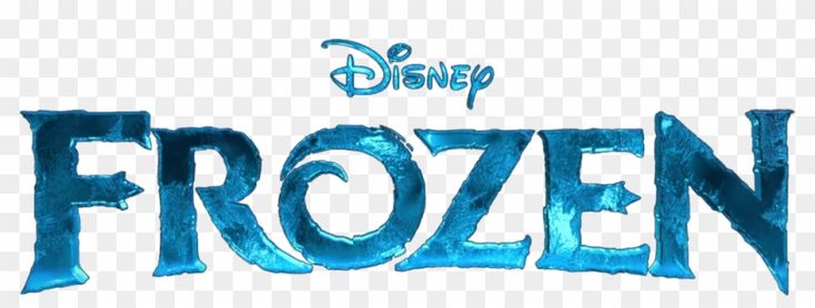 the logo for disney's frozen, which has been changed to look like an iceman