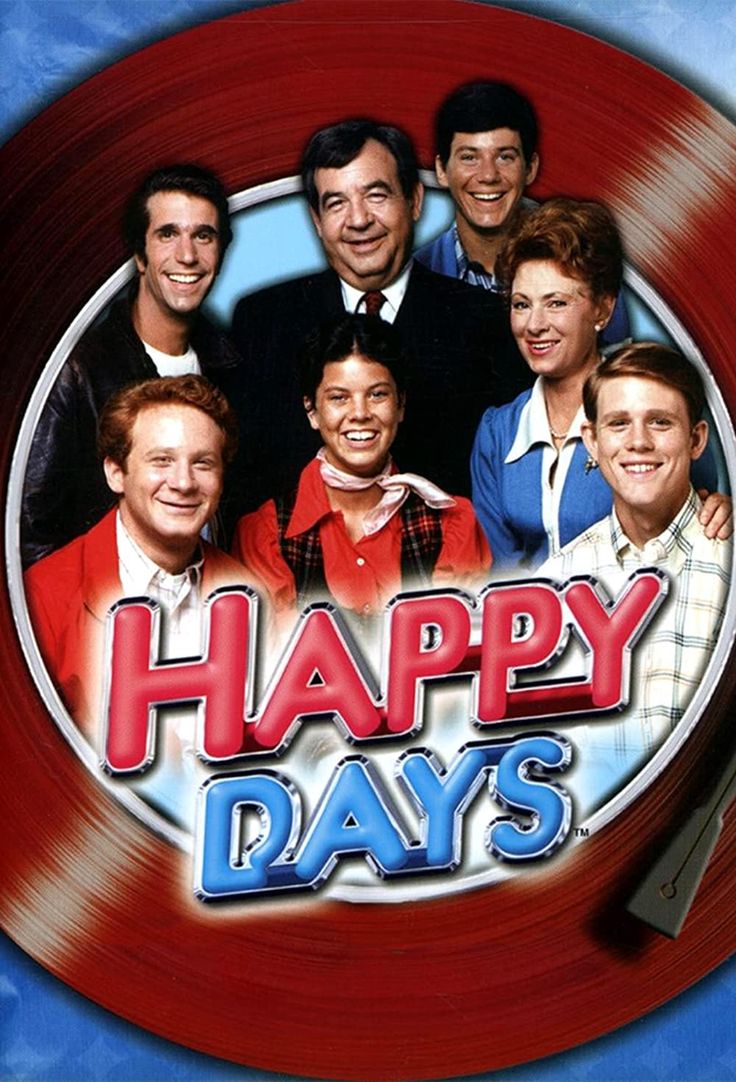 the cast of happy days is shown in this promotional image