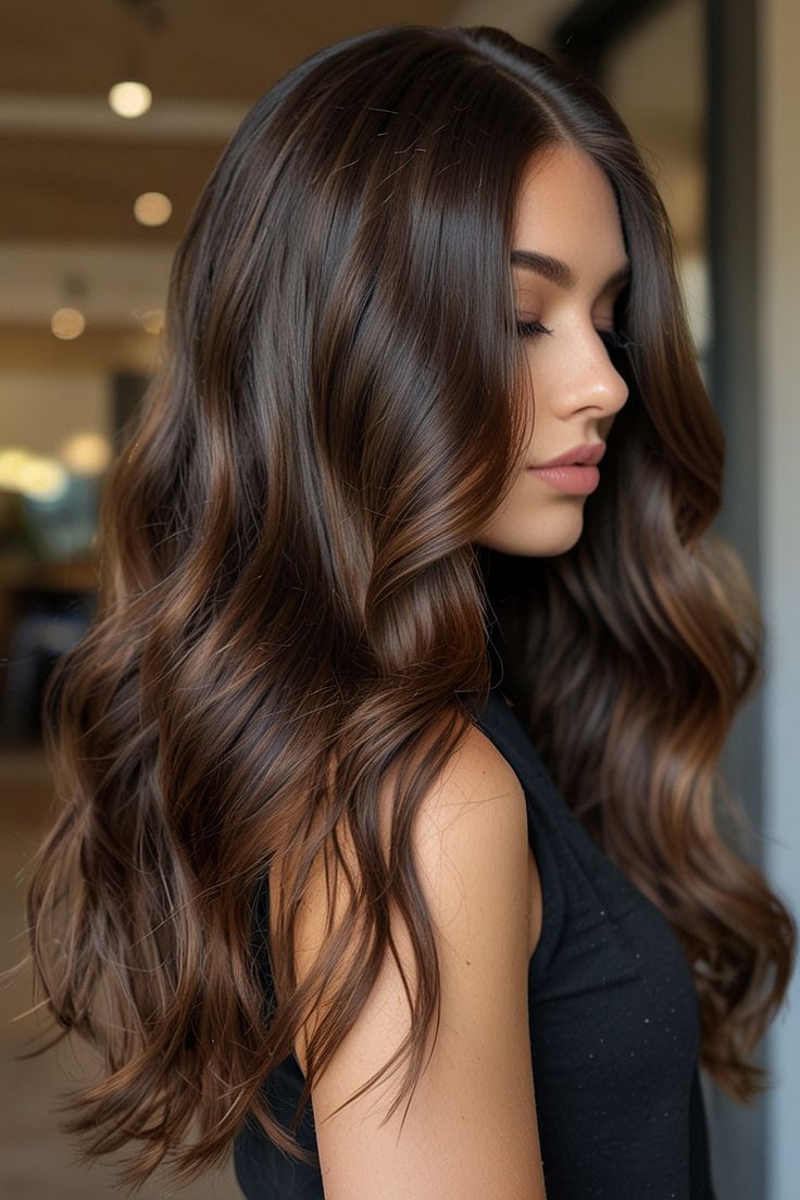 10 Must-Try California Brunette Hair Styles for Spring - Wahyu Guritno's Blog California Brunette Highlights, Dark Hair With Golden Brown Highlights, California Brunette, Balayage Hair Caramel, Brunette Hairstyles, Rambut Brunette, Brown Hair Looks, Brown Hair Inspo, Brunette Hair With Highlights