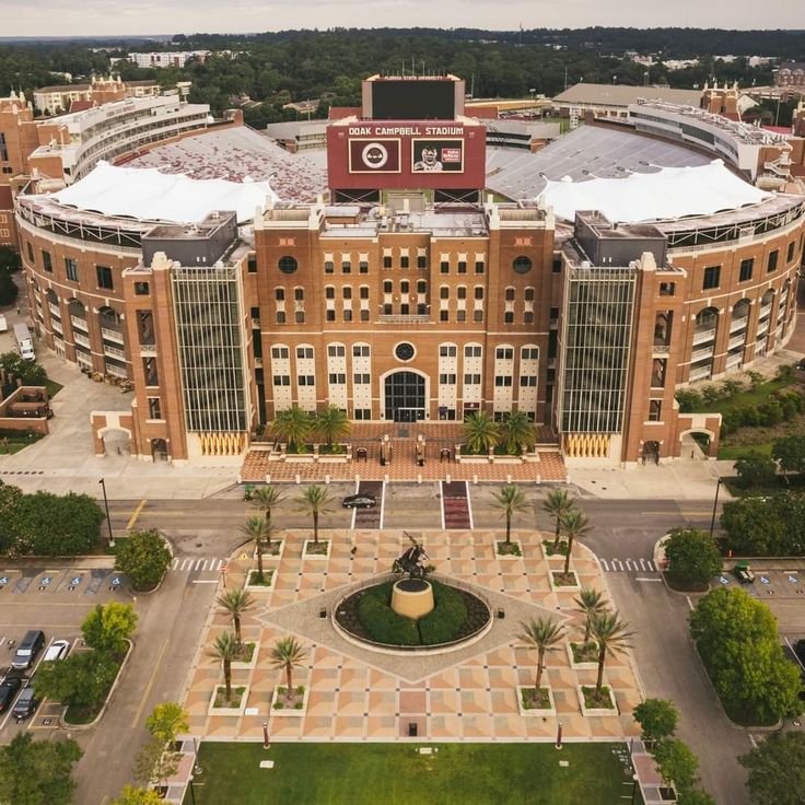 an aerial view of the university of texas campus