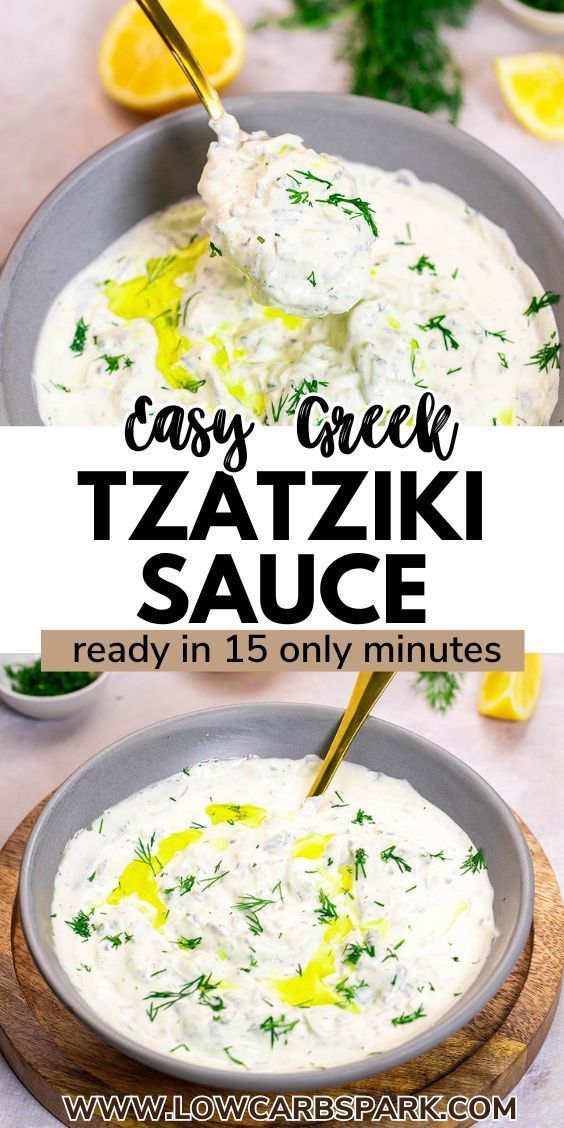 this easy greek tzatzka sauce is ready in only minutes