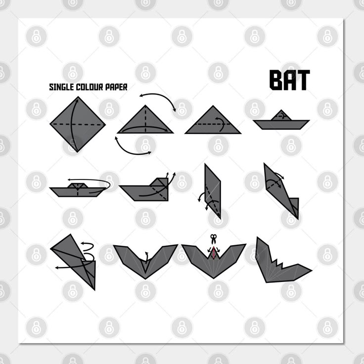 an origami paper boat and other shapes to make it look like they are floating