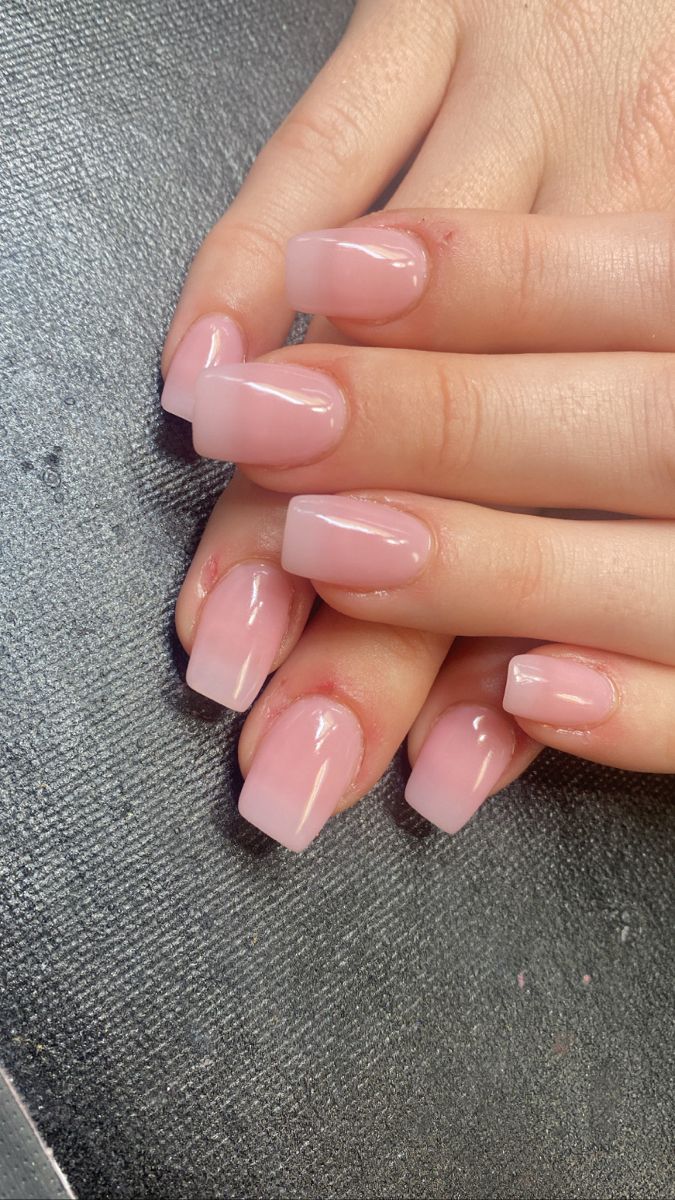 #nails #nailideas #natural #naturalnails #manicure #pedicure #naildesign Natural Acrylics Short, Pink Natural Nails Short, Pink Gel On Natural Nails, Natural Nail Designs Acrylics Short, Light Pink Natural Acrylic Nails, Pink Blush Nails Acrylic, Blush Pink Natural Nails, Cute Natural Pink Nails, Short And Natural Nails