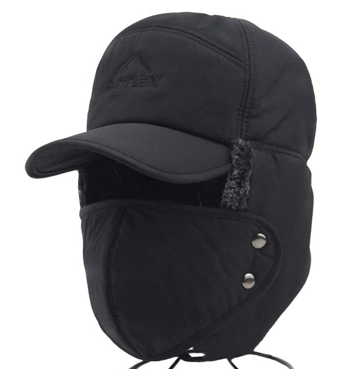 PRICES MAY VARY. TOP QUALITY MATERIAL - 100% Polyester Outer Shell with Full thick warm faux fur Lining, featuring ultra warm, soft, windproof, snowproof, water-resistant and moisture-wicking. Machine washable, no tumble dry FULL COVERAGE - All-around 3-in-1 functional winter hat earmuff shield cover set, covers face, ears, nose, mouth and even eyebrows. The wrap set providing ultra warmth and cozy feel for you in a chilly day. ONE SIZE FITS MOST - One size fits most adults women men with head c Trendy Winter Hats, Obličejové Masky, Trooper Hat, Winter Caps, Russian Hat, Snow Hat, Aviator Hat, Hunting Hat, Faux Fur Hat