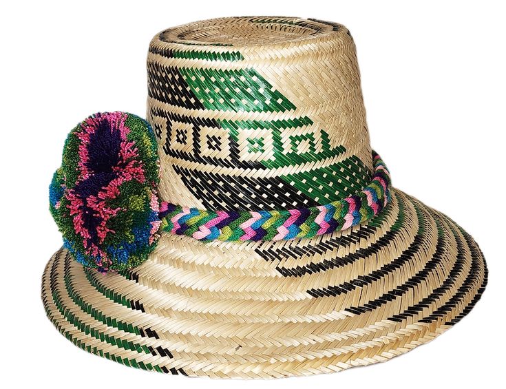 Introducing our exquisite Handmade Wayuu Hat crafted from the finest Iraca palm fiber by the skilled hands of the Wayuu tribe artisans from Colombia and Venezuela. Each hat is a masterpiece of tradition, taking approximately 8 hours to meticulously weave and shape. Constructed with precision, these hats boast a versatile design that can be adjusted to fit various head sizes, making them an ideal accessory for anyone. Whether worn fully down for optimal sun protection, styled with the front down Adjustable Multicolor Woven Hat, Multicolor Adjustable Woven Hat, Traditional Handwoven Festival Sun Hat, Bohemian Multicolor Handwoven Hat, Traditional Multicolor Woven Hat, Straw Hat, Hat Crafts, Accessories Shop, Sun Protection