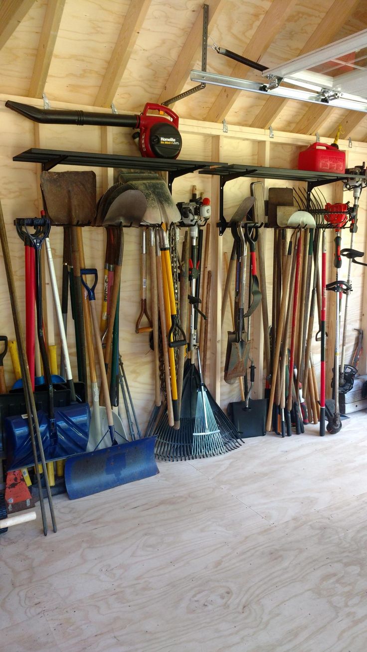 a garage filled with lots of different types of tools