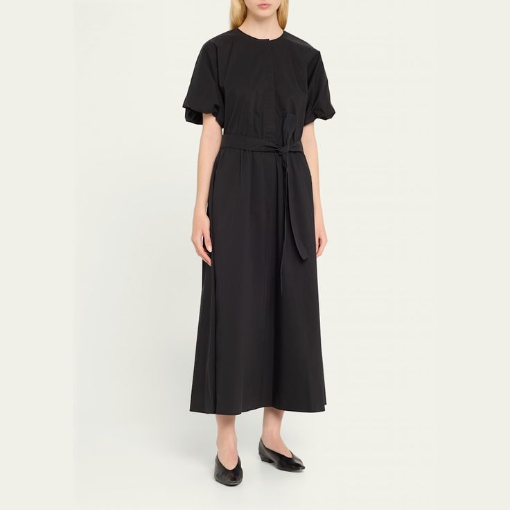 Altuzarra "Paulina" poplin shirtdress Jewel neckline; button placket Short sleeves Side slip pockets Self-tie waist Full length A-line silhouette Button closure Cotton/polyester Dry clean Made in Portugal Evening Flats, Cocktail Jacket, Jewel Neckline, Shirtdress, Lingerie Sleepwear, Bergdorf Goodman, Designer Collection, Button Placket, Coat Dress