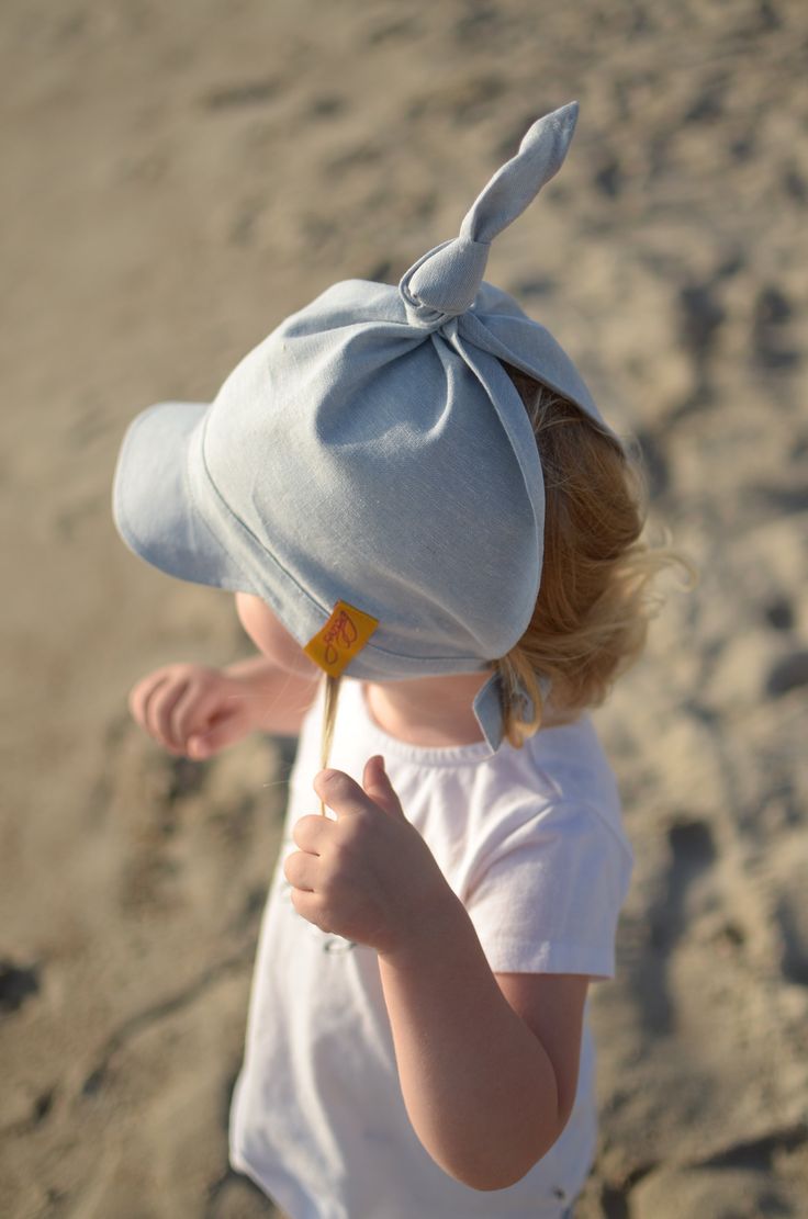 "Accessorize baby boy's or baby girl's outfit with a summer headscarf. Linen and cotton summer headscarf is created for all the little boys and girls. The hat is tied up on the back so you can leave it looser or tighten as much as you wish. Also You can tie up the knot on the top higher or lower and adjusted to the optimum size. As a result this summer hat is sustainable for a very long time. Sizes of the headscarf are according the circumference of the head or age. To measure the head of the ch Cotton Sun Hat With Uv Protection, Cotton Curved Brim Bonnet For Beach, Curved Brim Cotton Bonnet For Beach, Playful Cotton Sun Hat For Outdoor, One Size Fits Most Summer Play Hat, Curved Brim Cotton Bonnet For The Beach, Summer Beach Bonnet, Cotton Hats With Uv Protection, White Casual Bonnet For Summer