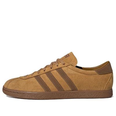 adidas Tobacco Gruen 'Mesa' GW8206 (SNKR/Retro/Skate/Casual/Low Top) Urban Brown Skate Shoes With Rubber Sole, Brown Suede Sporty Skate Shoes, Sporty Brown Suede Skate Shoes, Brown Urban Skate Shoes With Rubber Sole, Retro Brown Sneakers For Skateboarding, Casual Adidas Suede Skate Shoes, Casual Adidas Logo Suede Skate Shoes, Casual Suede Adidas Skate Shoes, Sporty Brown Skate Shoes With Vulcanized Sole