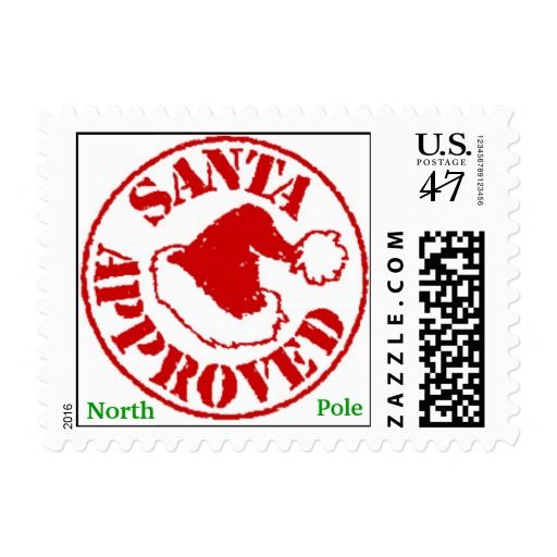 a stamp with the word santa monica on it and an image of a head in red