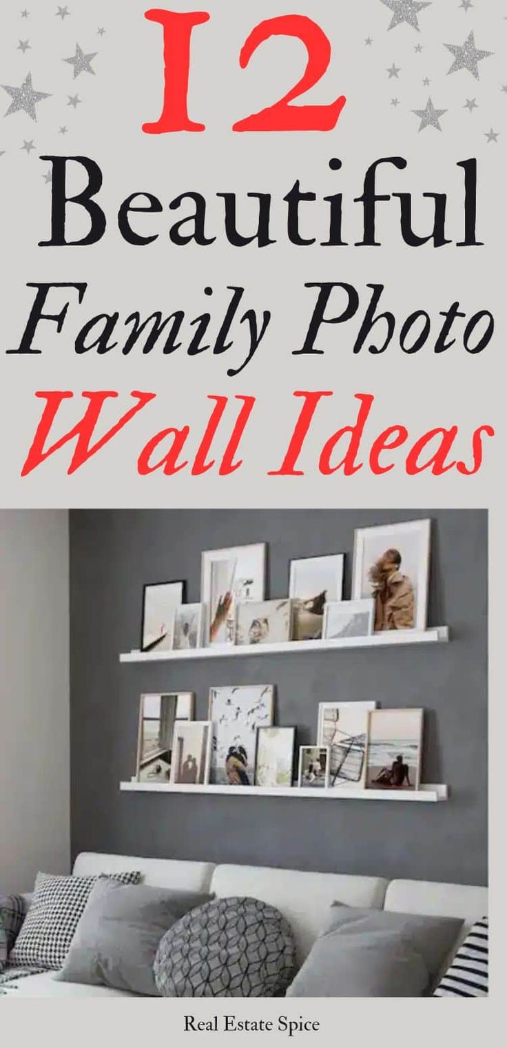 the 12 beautiful family photo wall ideas