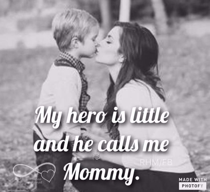 a couple kissing each other with the words my hero is little and he calls me mommy