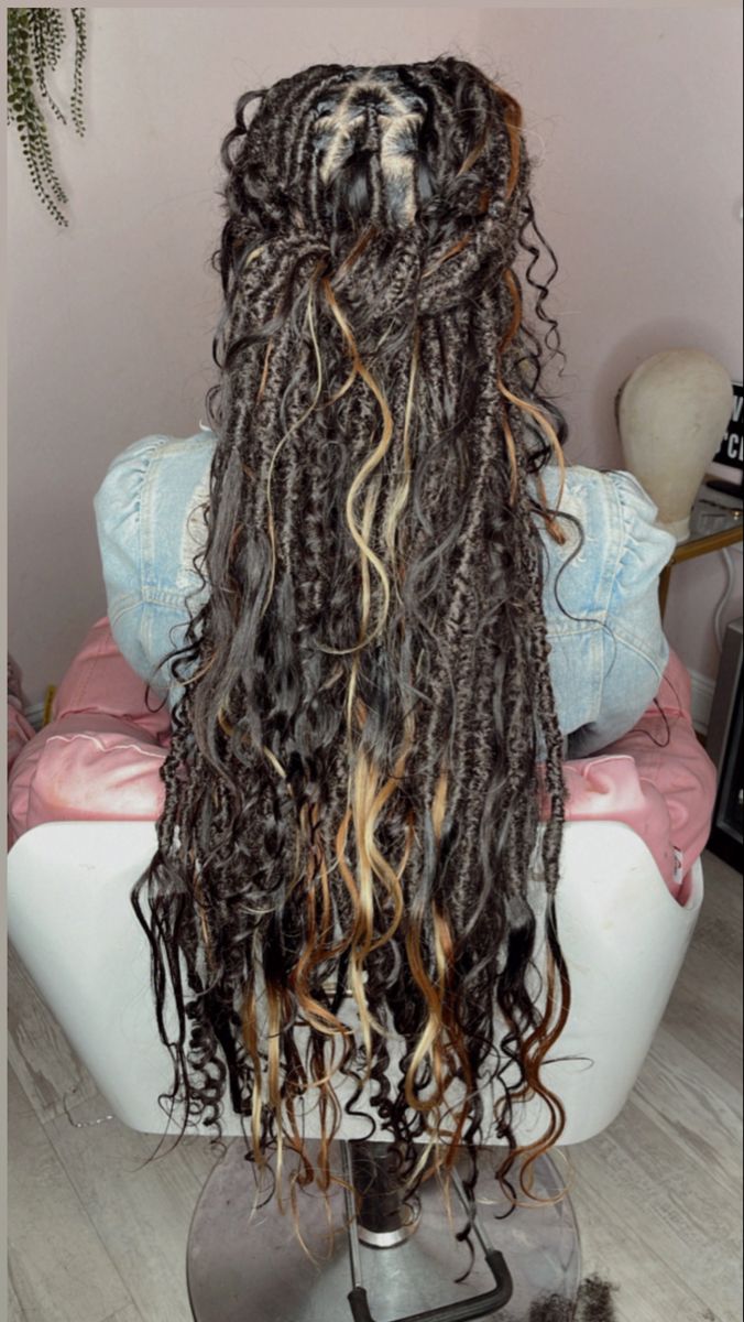 Jah Locs Hairstyles, Medusa Locs, Waterfall Locs, Mermaid Locs, Jah Locs, Fairy Locs, Boho Locs, Weave Hairstyles Braided, Goddess Braids Hairstyles