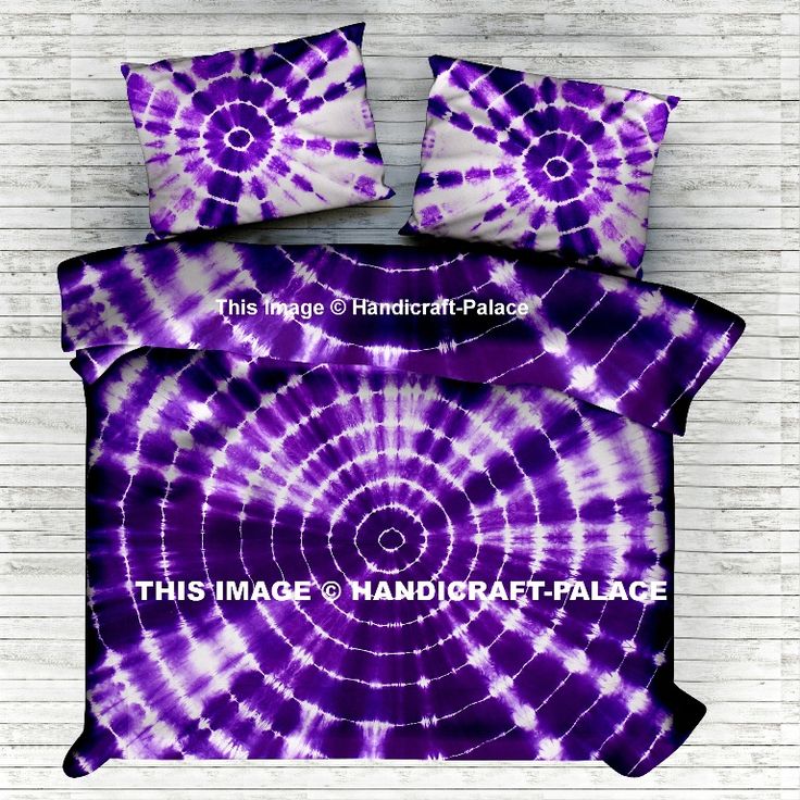 purple and white tie dye bedding with the words this image is nandikraaf - palace