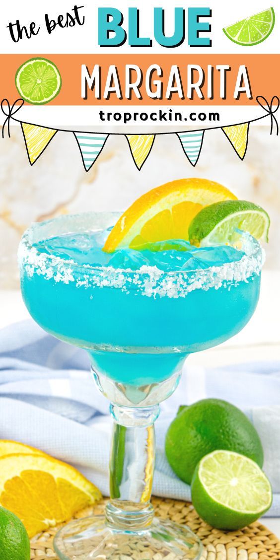 the best blue margarita cocktail recipe