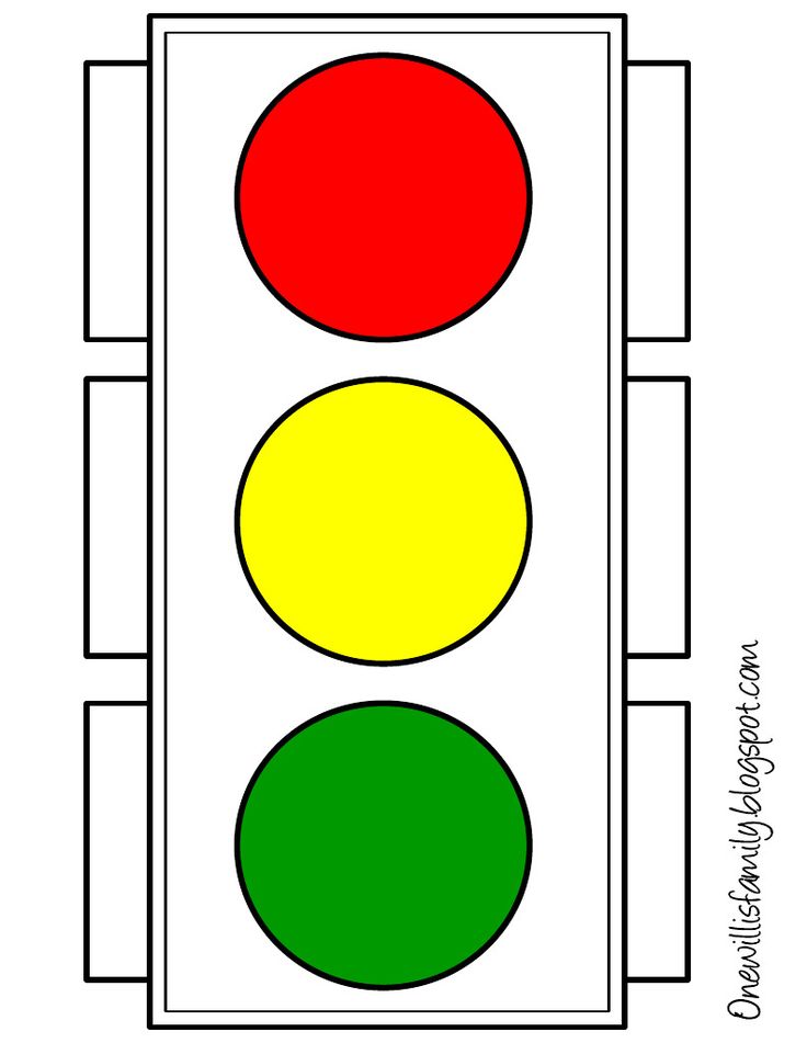 a traffic light that is red, yellow and green