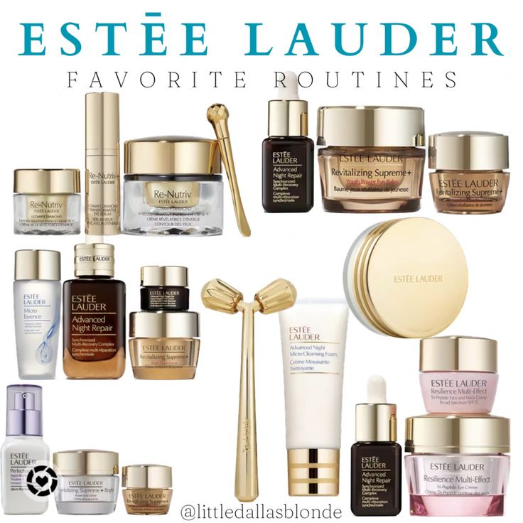 Estee Lauder Skin Care Routine, Estee Lauder Micro Essence, Lancome Genifique Eye Cream, Estee Lauder Eye Cream, Estee Lauder Skin Care, Luxury Eye Cream, Estee Lauder Gift Set, Acne Prone Skin Care, Advanced Night Repair