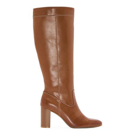 Step out in style with these chic a.n.a women's Ludwig stacked heel dress boots. Their versatile design complements any outfit, making them perfect for both casual and dressy occasions.Features: Memory FoamClosure Type: Side ZipperFootwear Technology: Memory Foam InsoleShaft Circumference: 10 1/2 InchesBoot Shaft Height: 5 1/2 InchesShoe Heel Height: 3 1/2 InchesUpper/Outer Base Material: 100% PolyuretheneShoe Lining Material: Polyurethane, Polyester, FabricSole Material Content: 100% Thermopla… Fitted Knee-high Boots For Workwear In Fall, Chic Winter Heeled Boots For Workwear, Elegant Boots For Date Night In Fall, Fitted Heeled Boots For Fall Workwear, Casual Boots For Spring Workwear, Tall Heeled Boots With Stacked Heel For Workwear, Casual Heeled Boots With Reinforced Heel For Work, Formal Pointed Toe Knee-high Boots For Spring, Winter Knee-length Heeled Boots For Workwear