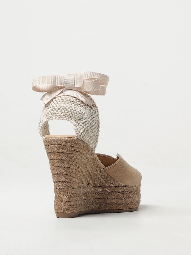 Espadrilles MANEBI Woman color Beige Beige Espadrilles, Women's Espadrilles, Platform Espadrilles, Woman Colour, Espadrilles, Wedges, Slip On, Women Shoes, Heels