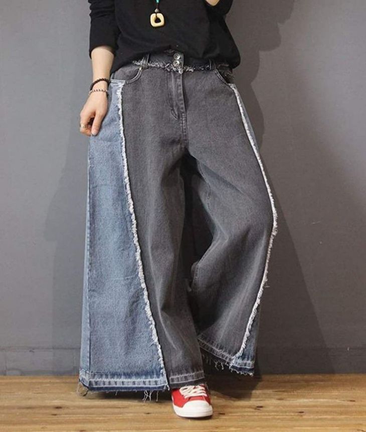 Overalls Baggy, Ropa Upcycling, Pants Overalls, Look Jean, Dressy Casual Outfits, Denim Skirt Outfits, Diy Clothes And Shoes, Pants Skirt, Recycled Jeans