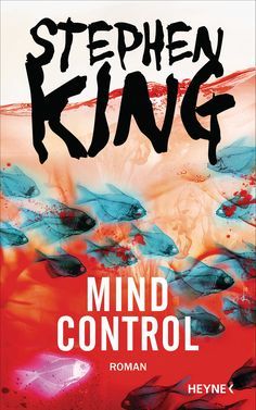 the cover to stephen king's mind control book, with an image of blue and red