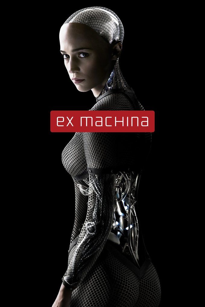 the poster for ex macha, which is featured in an advertisement